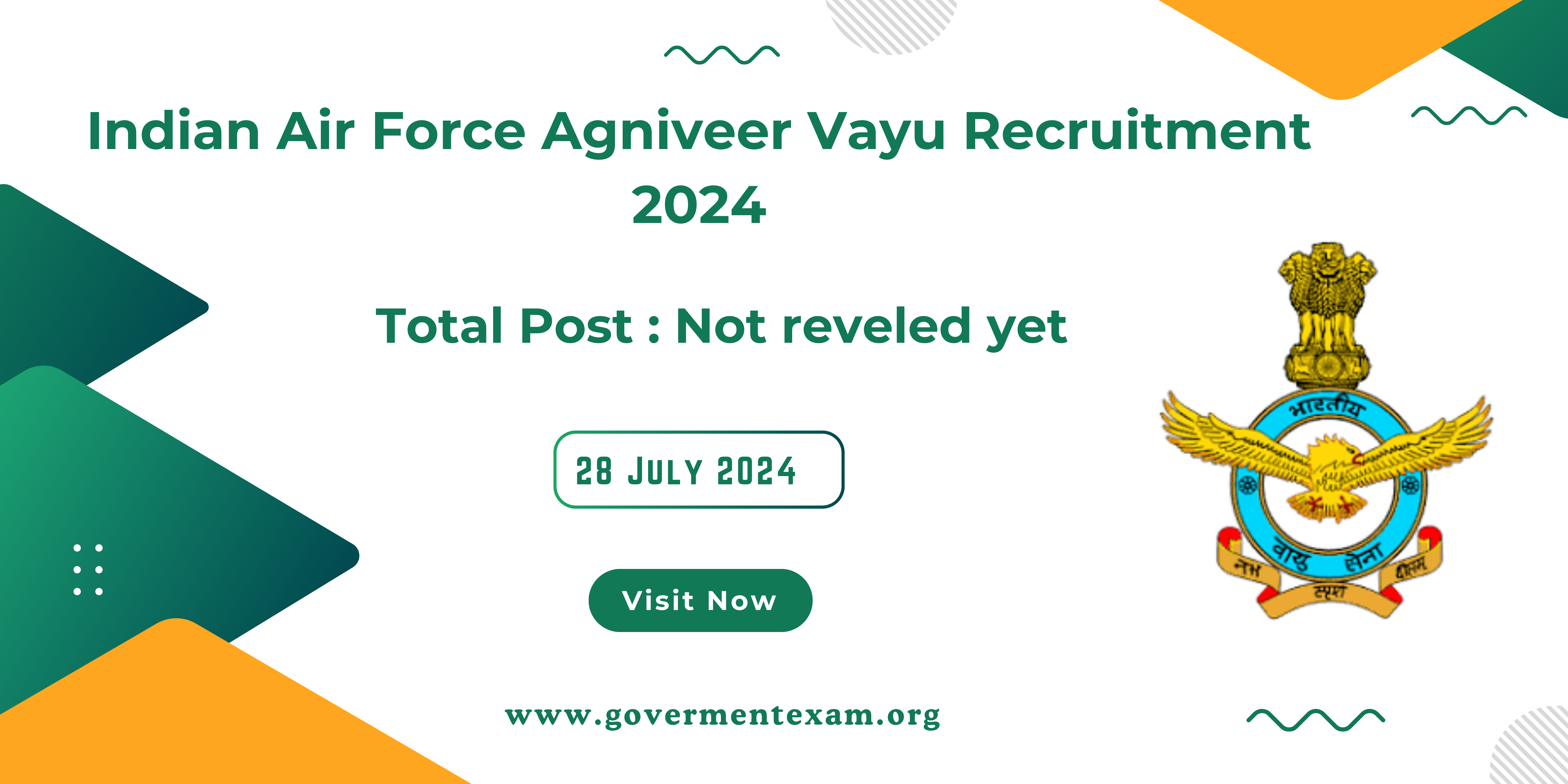 Indian Air Force Agniveer Vayu 2024: Apply Online! (Notification & Details)